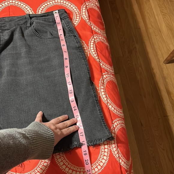 Black Denim Skirt - Picture 5 of 5